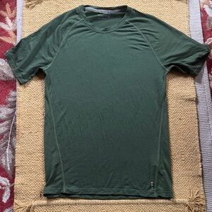 Smartwool men’s T-shirt sport athletic everyday 150 merino wool tree green small